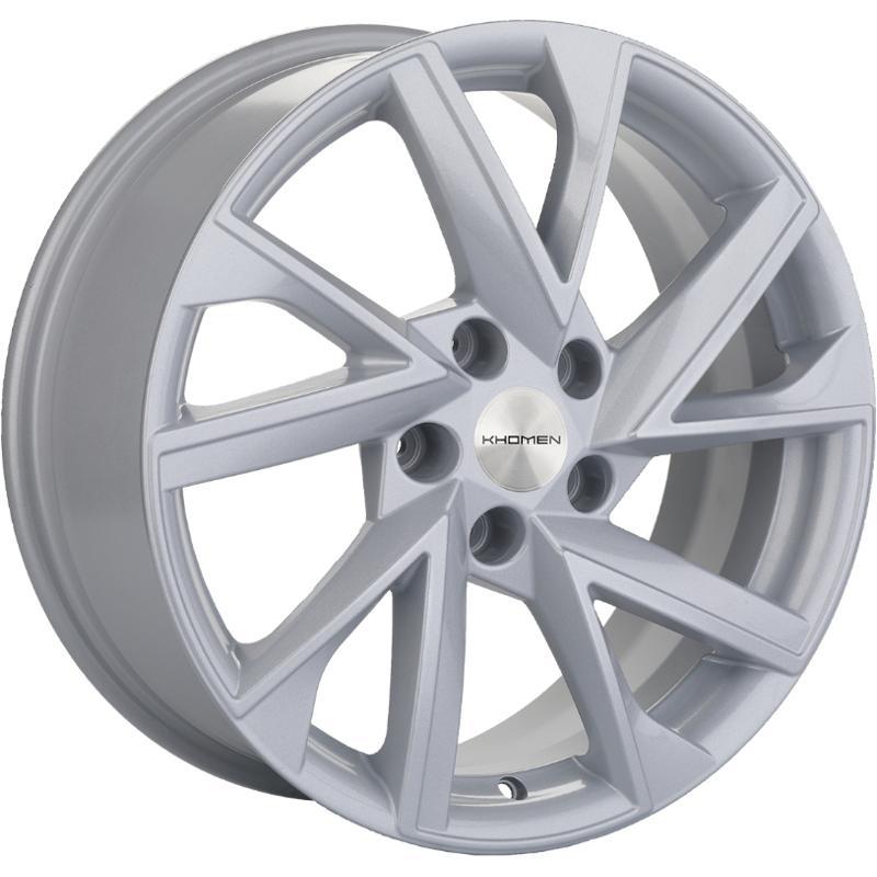 Khomen KHW 1714 7x17 5*110 ET45 DIA67.1 F-Silver Литой