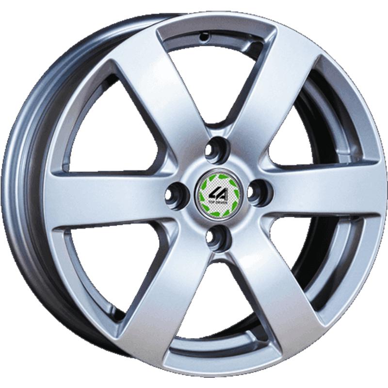 Replica Top Driver Ki84 6x15 4*100 ET48 DIA54.1 Silver Литой