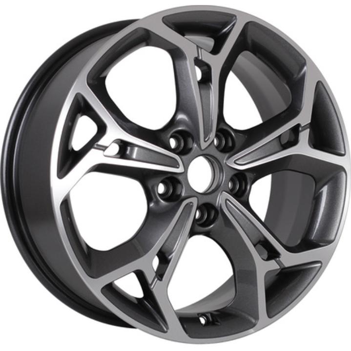 Khomen KHW 1702 7x17 5*110 ET46 DIA63.3 Gray-FP Литой