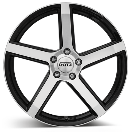 Dotz CP5 dark 9.5x20 5*112 ET28 DIA70.1 BFP Литой