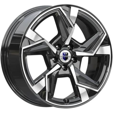 K&K Кайан 7.5x18 5*110 ET37 DIA65.1 Алмаз черный Литой