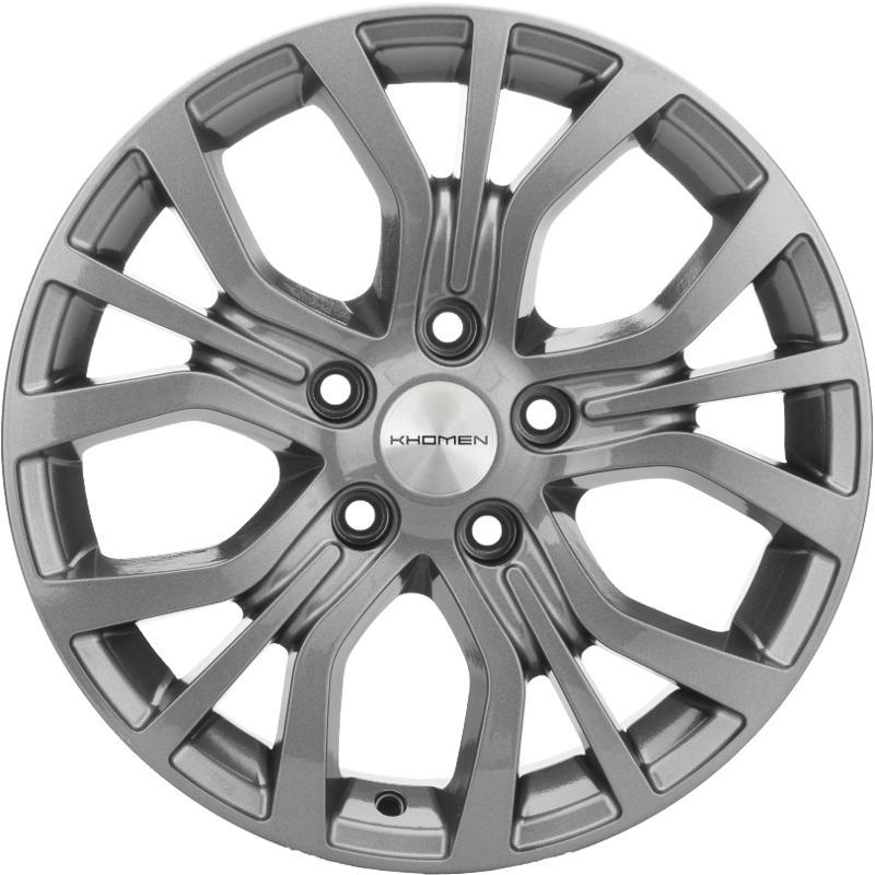 Khomen KHW 1608 6.5x16 5*120 ET38 DIA65.1 Gray Литой