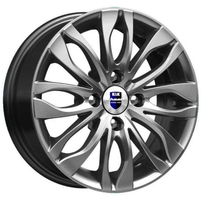 K&K Канзаши 5.5x14 4*108 ET16 DIA65.1 Дарк платинум Литой