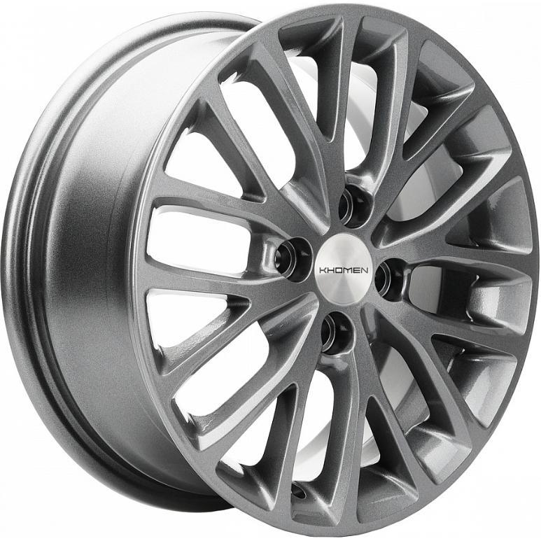 Khomen KHW 1506 6x15 4*100 ET40 DIA60.1 Gray Литой