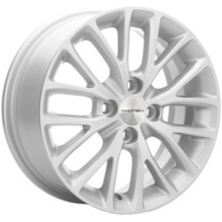 Khomen KHW 1506 6x15 4*100 ET37 DIA60.1 F-Silver Литой