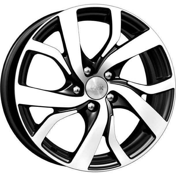 K&K Палермо 6x15 5*108 ET50 DIA63.3 Алмаз черный Литой