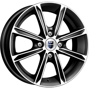 K&K Флэш 5x13 4*98 ET35 DIA58.6 Алмаз черный Литой