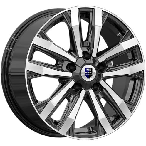 K&K Мичиган 8x18 5*150 ET56 DIA110.1 Алмаз черный Литой
