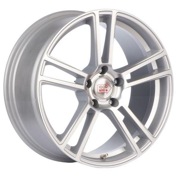1000 Miglia MM1002 8x18 5*114.3 ET40 DIA67.1 Matt Silver Polished Литой
