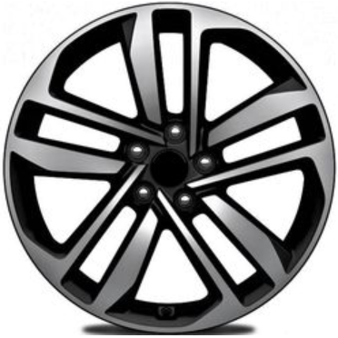 Khomen KHW 1612 6.5x16 5*115 ET41 DIA70.1 Black-FP Литой