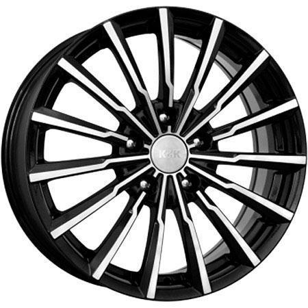 K&K Акцент 7x17 4*114.3 ET40 DIA67.1 Алмаз черный Литой