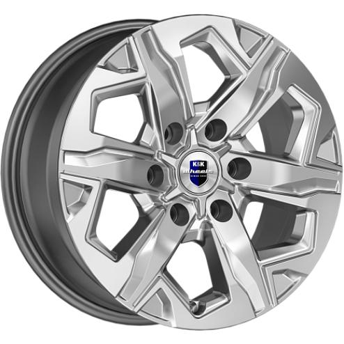 K&K Тейт 7.5x17 6*114.3 ET30 DIA66.1 Дарк платинум Литой
