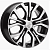 Khomen KHW 1608 6.5x16 5*112 ET40 DIA66.6 Black-FP Литой