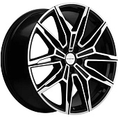 Khomen KHW 2105 9.5x21 5*112 ET30 DIA66.6 Black Matt Литой