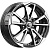 K&K КС1005 6x15 5*100 ET40 DIA57.1 Алмаз черный Литой