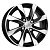 K&K Джемини 5.5x14 4*100 ET49 DIA56.6 Алмаз черный Литой