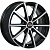 Alcasta M61 6.5x16 5*100 ET38 DIA57.1 BKF Литой