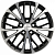Khomen KHW 1705 7x17 5*114.3 ET45 DIA67.1 Black-FP Литой