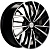 Khomen KHW 1717 7x17 5*114.3 ET49 DIA67.1 Black-FP Литой