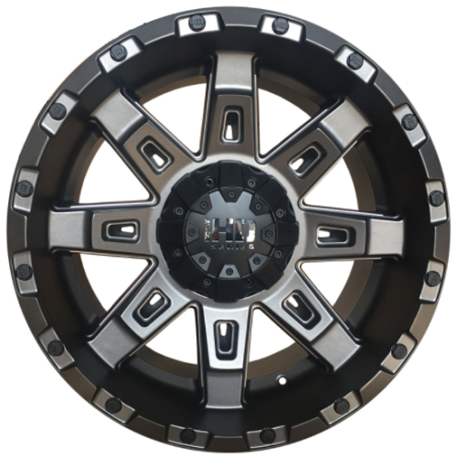 Powcan BK5261 9x18 5*127 ET15 DIA77.8 GM/MIL Литой