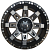 Powcan BK5261 9x18 6*139.7 ET15 DIA106.1 BLK/MIL Литой