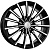 K&K Акцент 5.5x14 4*100 ET39 DIA56.6 Алмаз черный Литой