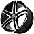 Sakura Wheels QC1170 10x21 5*112 ET52 DIA66.6 BKF Литой