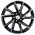 Khomen KHW 1714 7x17 5*110 ET45 DIA67.1 Black-FP Литой
