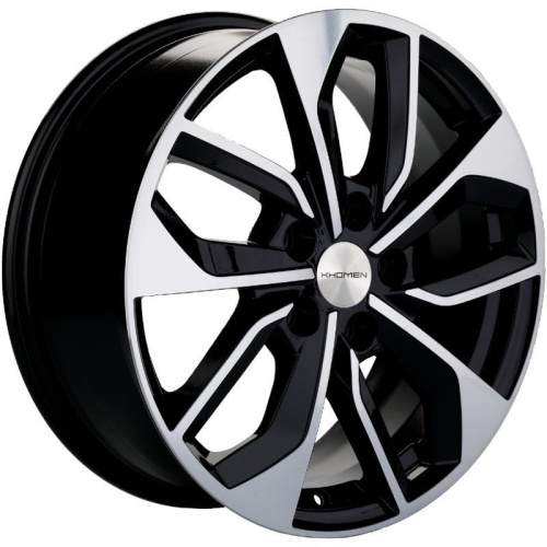 Khomen KHW 1703 7x17 5*114.3 ET39 DIA60.1 Black-FP Литой