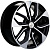 Khomen KHW 1703 7x17 5*114.3 ET40 DIA66.1 Black-FP Литой
