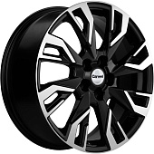 Carwel Чеко 7x18 5*114.3 ET40 DIA66.6 BL Литой