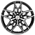 Khomen KHW 1709 7x17 5*114.3 ET44 DIA67.1 Black-FP Литой