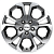 Khomen KHW 1711 6.5x17 5*108 ET33 DIA60.1 Gray-FP Литой