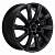 Khomen KHW 1507 6x15 5*100 ET40 DIA57.1 Black Matt Литой