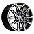Khomen KHW 1904 8.5x19 5*114.3 ET45 DIA67.1 Black-FP Литой