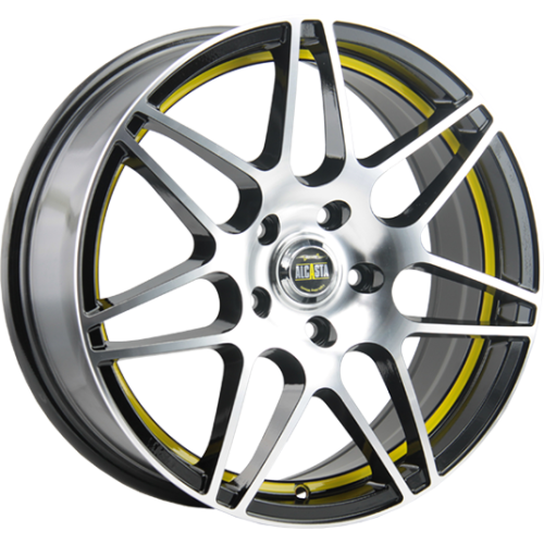 Alcasta M28 6.5x16 4*100 ET50 DIA60.1 BKFYSI Литой