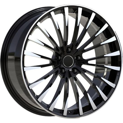 BNVT 01 NEW 9.5x22 5*120 ET35 DIA72.6 Satin Black Face Кованый