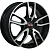 Alcasta M57 6.5x16 5*112 ET46 DIA57.1 BKF Литой